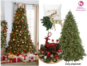 Read more about the article Κλασική Χριστουγεννιάτικη διακόσμηση στο κόκκινο και πράσινο χρώμα!