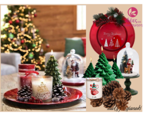 Read more about the article Χριστουγεννιάτικες ιδέες και προτάσεις για την διακόσμηση των κεριών στο σπίτι σας!